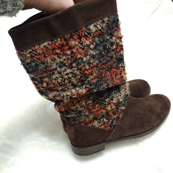 NWOT! Toms Genuine Suede and Sweater Boots Sz 7.5 - Picture 7 of 8